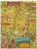 1951 Stedman Pictorial Map of New Mexico