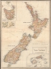 1909 Hockin Manuscript Map of New Zealand
