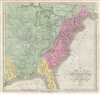 1846 Kemble Map of Colonial North America