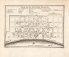 1744 Bellin Map or Plan of New Orleans, Louisiana