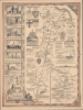 1941 Pictorial Map of the Old York Road, Eastern Pennsylvania