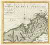 1765 Isaak Tirion Map of Panama
