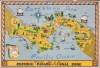 1960 Carter Pictorial Map of Panama and the Panama Canal Zone