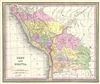 1854 Mitchell Map of Peru and Bolivia