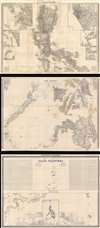 1852 Coello / Morata Wall Map of the Philippines (Three Sheets)