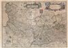 1660 Blaeu Map of Picardy, France