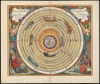 1708 Cellarius / Valk and Schenk Celestial Map according to Ptolemy