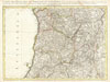 1775 Rizzi-Zannoni Map Northern Portugal - Oporto