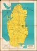 1963 Saqr Map of Qatar - Oil Infrastructure
