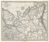1873 Stieler Map of Northern Russia