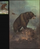 1911 Britton and Rey Chromolithograph View of San Francisco and Grizzly 'Undaunted'