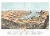 1855 Bill Chromolithograph View of the Siege of Sevastopol, Crimea