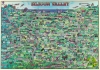 1986 Russell Pictorial Map of Silicon Valley, California