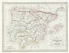 1843 Malte-Brun Map of Ancient Spain