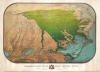 1869 Vimercati Bird's-Eye View of the Suez Canal