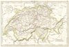 1832 Delamarche Map of Switzerland