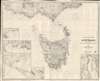 1891 Imray Nautical Chart / Map of Tasmania, Australia