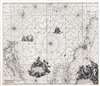 1715 Renard Map of the West Atlantic, New York to Guiana
