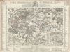1709 De L'isle Topographical Map of the Diocese of Senlis, France