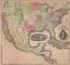 1851 Case Tiffany and Company Map of the United States