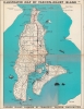 1955 Billingsley Pictorial Map of Vashon-Maury Island, Washington