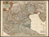 1701 De Wit map of Northern Italy during the War of Spanish Succession