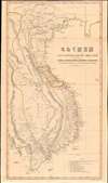 1838 Taberd Map of Vietnam - synthesis of Vietnamese and Western Cartography