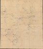1950 French Manuscript Military Map, First Indochina War
