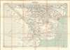 1895 Bureau Topographique Map of Vinh Long, Mekong Delta, Vietnam