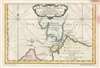 1758 Bellin Map of the Kara Strait, Yuzhny Island (Novaya Zemlya/ Nova Zembla)