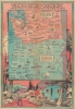 1936 John Hix Strange as it Seems Pictorial Map of Washington and Oregon