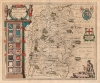 1646 Joan Blaeu County Map of Wiltshire, Noting Stonehenge