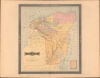 1897 Garcia Cubas and Vega Map of the Yucatán, Mexico
