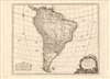 1757 Vaugondy Map of South America