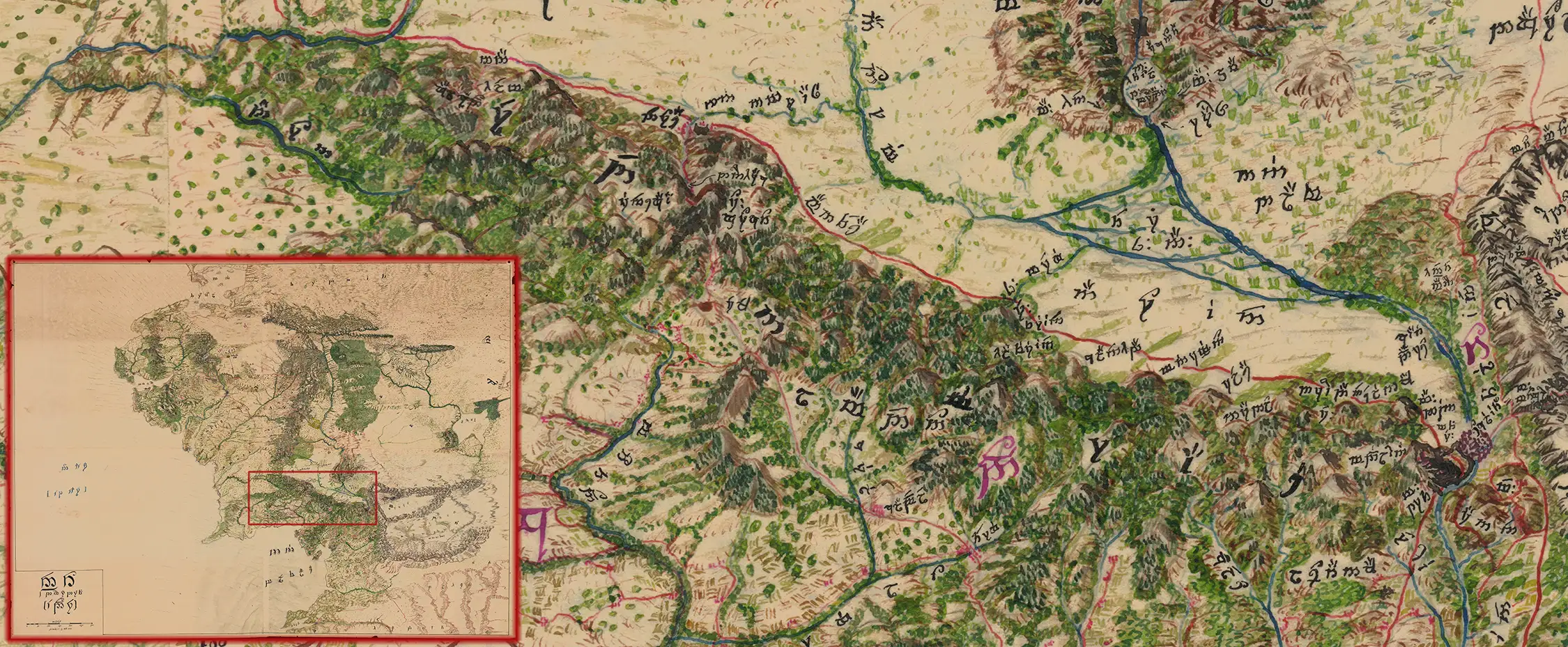 Anórien: Seven northern beacon-hills of Gondor along the northern foothills of the White Mountains.