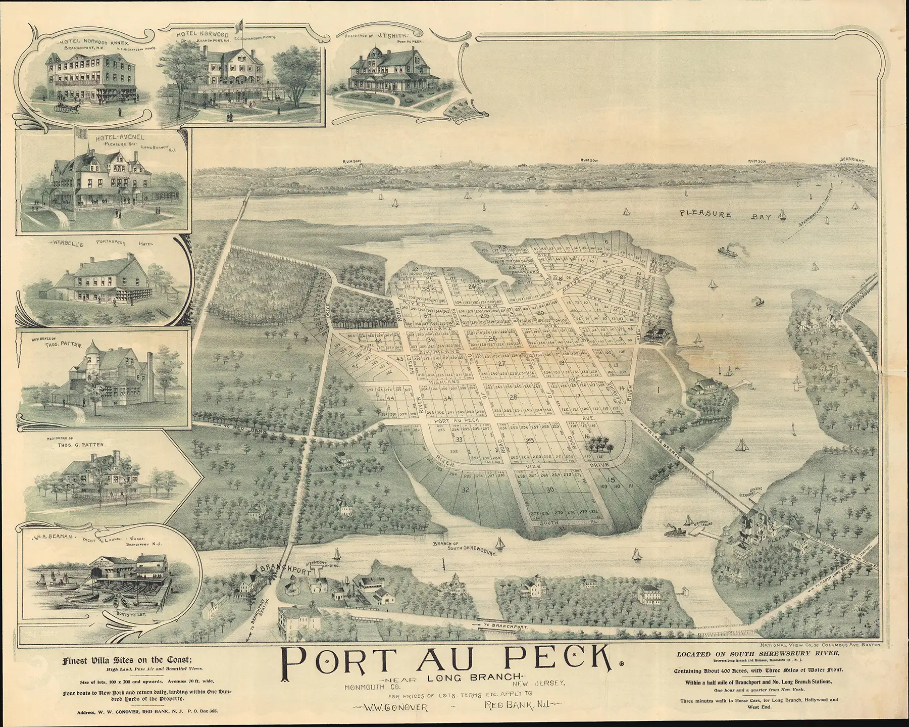 National View Company Port au Peck New Jersey