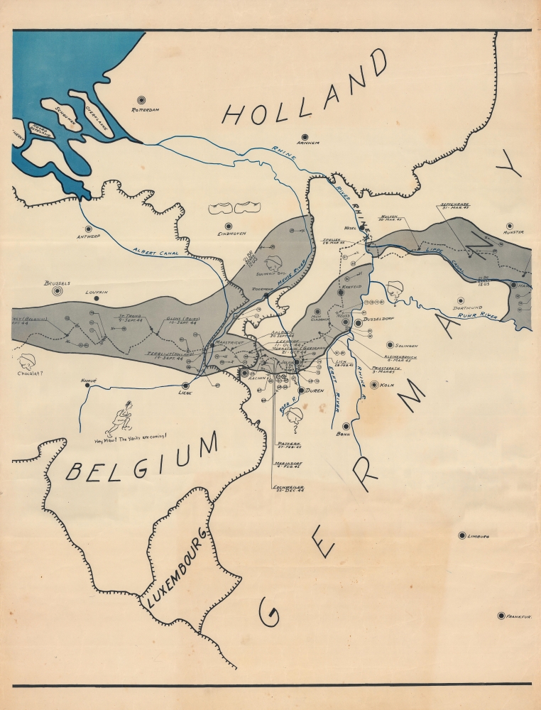 Operations from Omaha Beach to Elbe River. - Alternate View 5