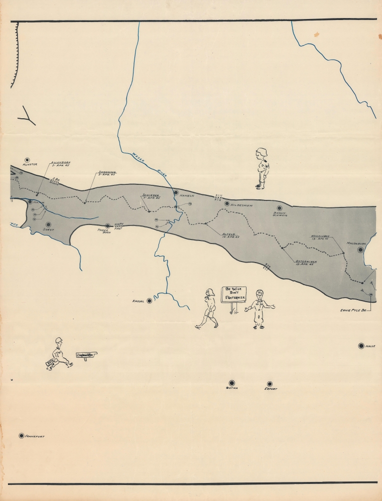 Operations from Omaha Beach to Elbe River. - Alternate View 6