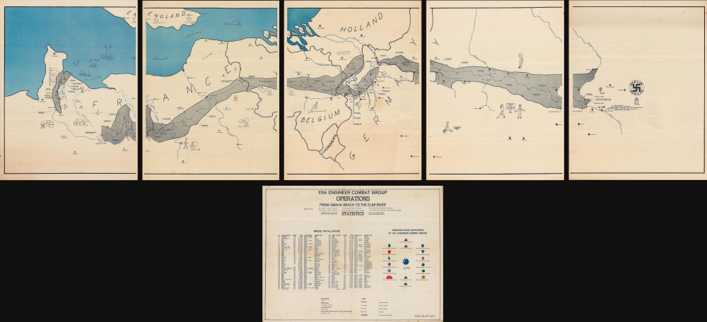 Operations from Omaha Beach to Elbe River. - Main View