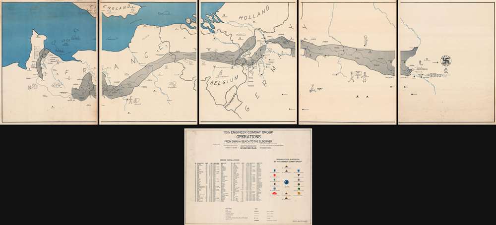 Operations from Omaha Beach to Elbe River. - Main View