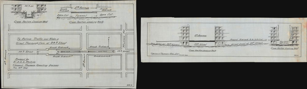 To Relieve Traffic and Make a Great Thoroughfare of 39th St. - Main View