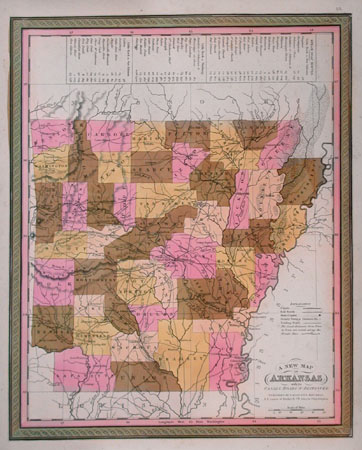 Map of Arkansas - Main View