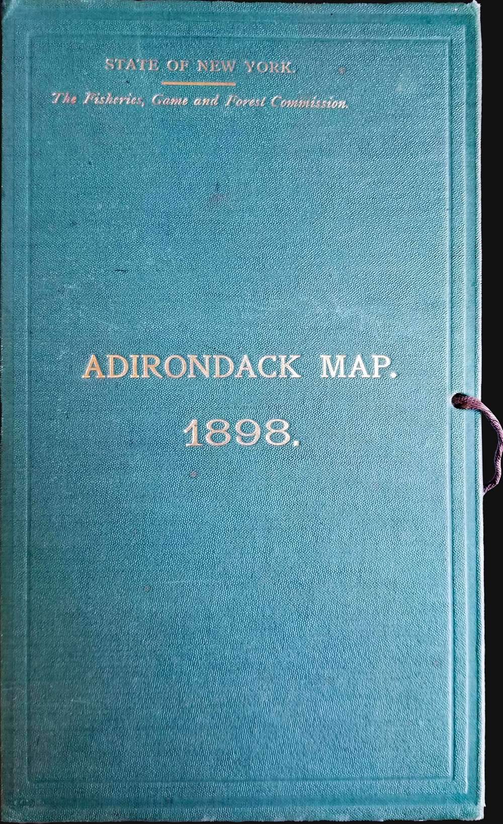 Map of the Adirondack Forest and Adjoining Territory Compiled from Official Maps and Field Notes on file in the State Departments at Albany, N.Y. - Alternate View 4