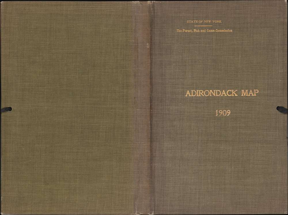 Map of the Adirondack Forest and Adjoining Territory. - Alternate View 6