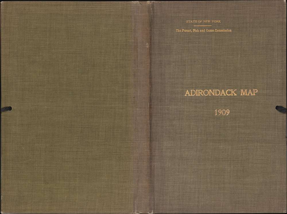 Map of the Adirondack Forest and Adjoining Territory. - Alternate View 6