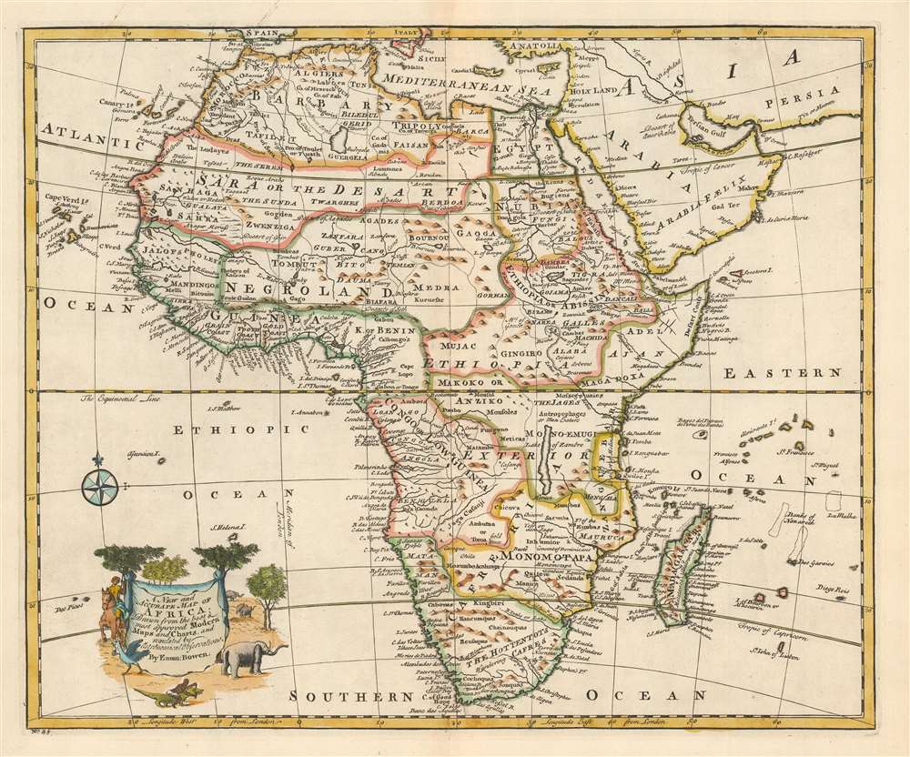 A New and Accurate Map of Africa. - Main View