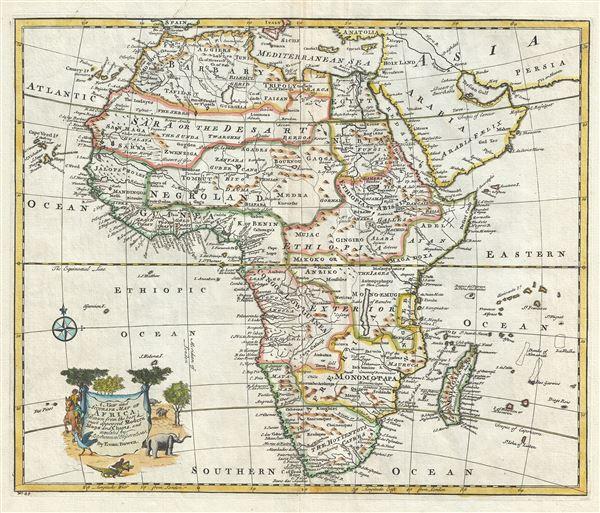 A New and Accurate Map of Africa. - Main View
