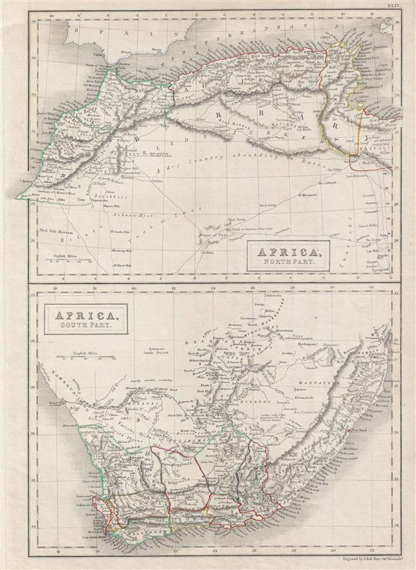 Africa, North Part.  Africa, South Part. - Main View