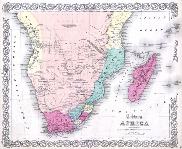Colton’s Africa (Southern Sheet.) - Main View
