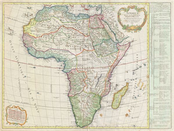 Afrique divisee en ses principaux Empires et Royaumes. - Main View